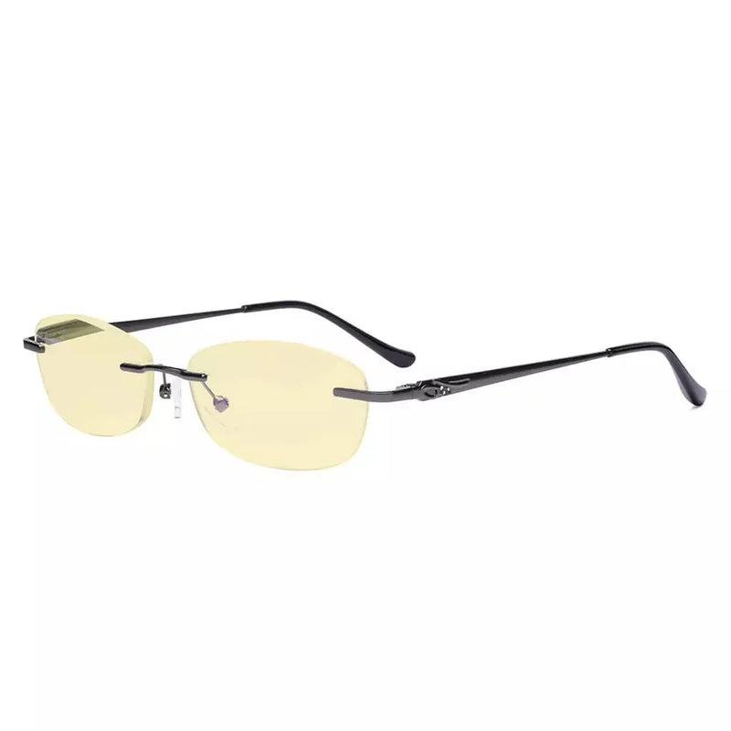 eyekeeper.com Rimless Blue Light Blocking Reading Glasses TMWK9903A Eyeglasses
