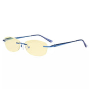 eyekeeper.com Rimless Blue Light Blocking Reading Glasses TMWK9903A Eyeglasses