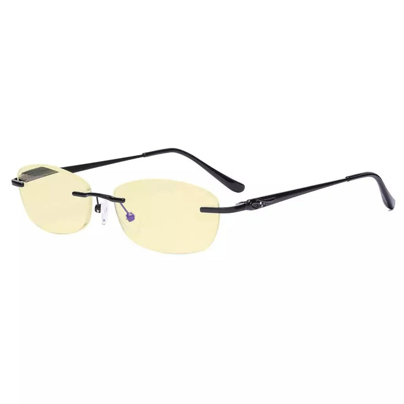 eyekeeper.com Rimless Blue Light Blocking Reading Glasses TMWK9903A Eyeglasses