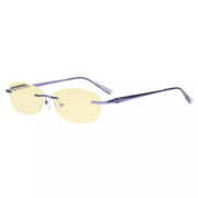 eyekeeper.com Rimless Blue Light Blocking Reading Glasses TMWK9903A Eyeglasses
