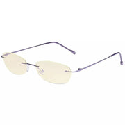 eyekeeper.com Rimless Blue Light Blocking Reading Glasses TMWK9903B Eyeglasses