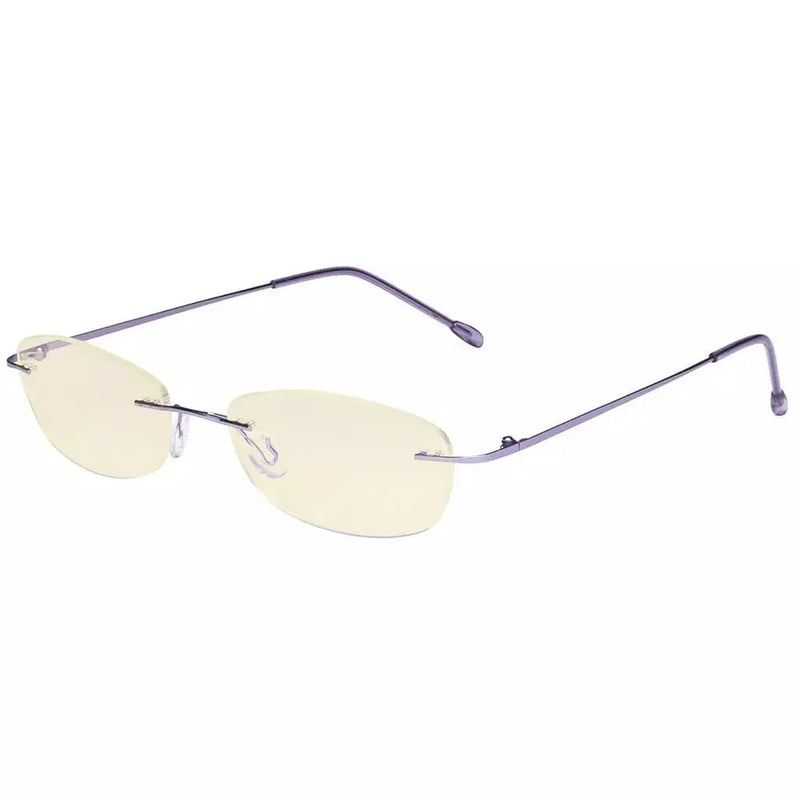 eyekeeper.com Rimless Blue Light Blocking Reading Glasses TMWK9903B Eyeglasses