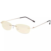 eyekeeper.com Rimless Blue Light Blocking Reading Glasses TMWK9903B Eyeglasses