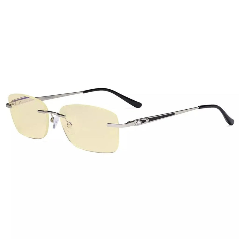 eyekeeper.com Rimless Blue Light Blocking Reading Glasses TMWK9905A Eyeglasses