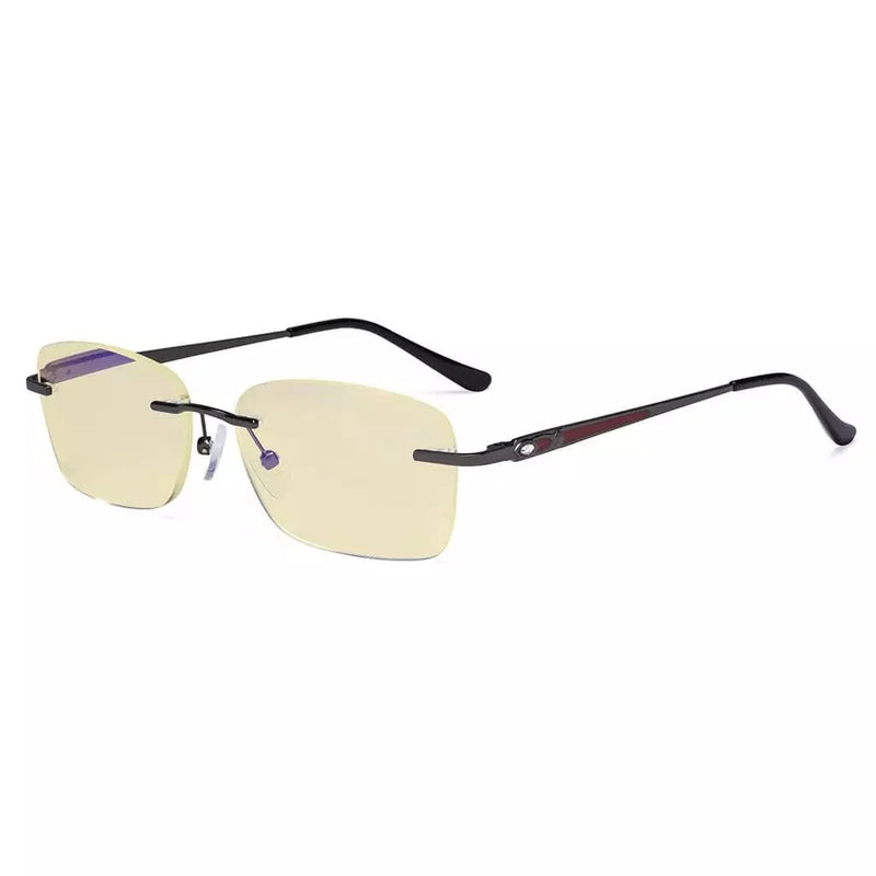 eyekeeper.com Rimless Blue Light Blocking Reading Glasses TMWK9905A Eyeglasses