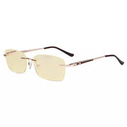 eyekeeper.com Rimless Blue Light Blocking Reading Glasses TMWK9905A Eyeglasses