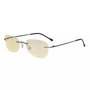 eyekeeper.com Rimless Blue Light Blocking Reading Glasses TMWK9907B Eyeglasses