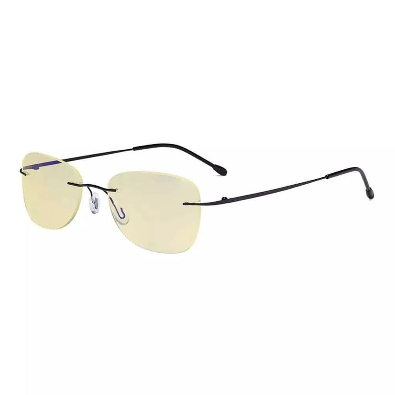 eyekeeper.com Rimless Blue Light Blocking Reading Glasses TMWK9907B Eyeglasses