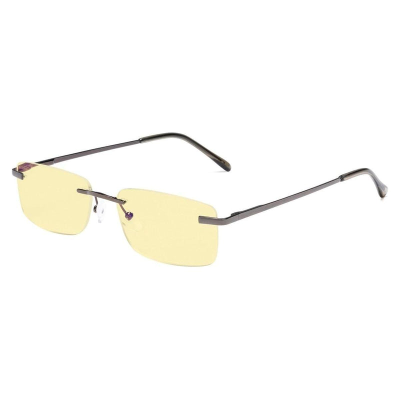 eyekeeper.com Rimless Classic Blue Light Blocking Reading Glasses TMCG1612 Eyeglasses