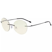 eyekeeper.com Rimless Multifocus Progressive Readers MWK9910 Eyeglasses