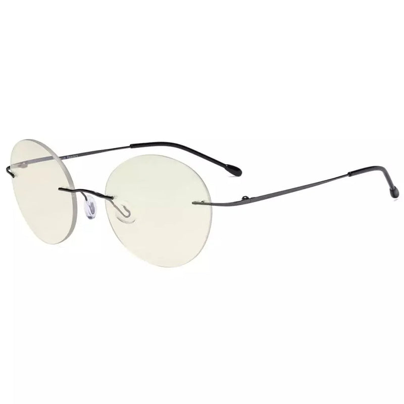 eyekeeper.com Rimless Multifocus Progressive Readers MWK9910 Eyeglasses