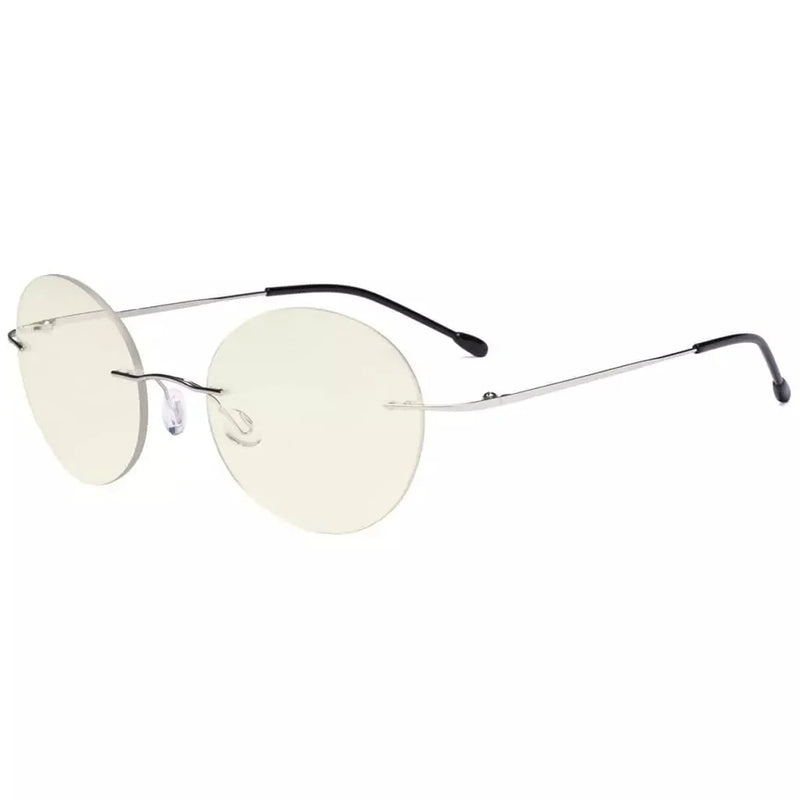 eyekeeper.com Rimless Multifocus Progressive Readers MWK9910 Eyeglasses