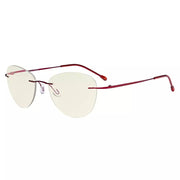 eyekeeper.com Rimless Pilot Progressive Multifocus Reading Glasses MWK9901B Eyeglasses