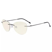 eyekeeper.com Rimless Pilot Progressive Multifocus Reading Glasses MWK9901B Eyeglasses