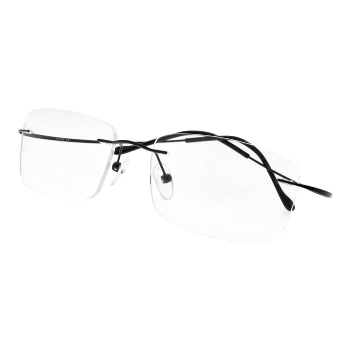 Eyekeeper.Com - Rimless Reading Glasses Rectangle Readers Stylish R1509