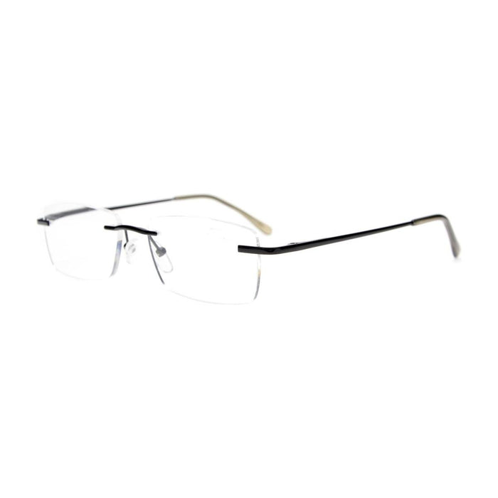 Eyekeeper.Com - Rimless Rectangle Reading Glasses R1612