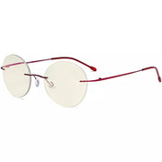 eyekeeper.com Rimless Round Multifocus Progressive Reading Glasses MWK9910 Eyeglasses