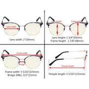 eyekeeper.com Rimmed Design Blue Light Filter Eyeglasses LX19001-BB40 Eyeglasses
