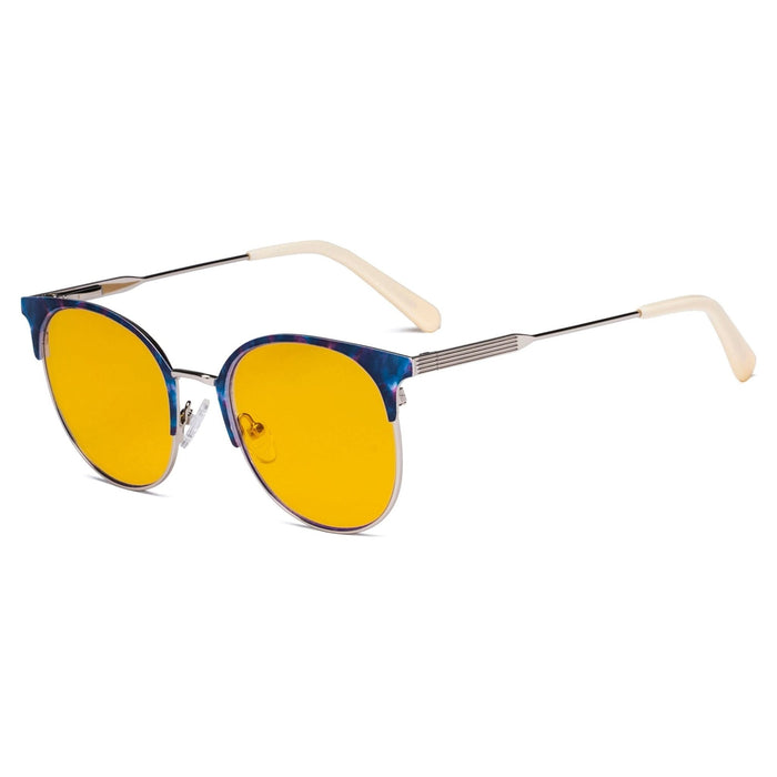 Eyekeeper.Com - Metal Frame Blue Light Blocking Eyeglasses Lx19001-Bb90