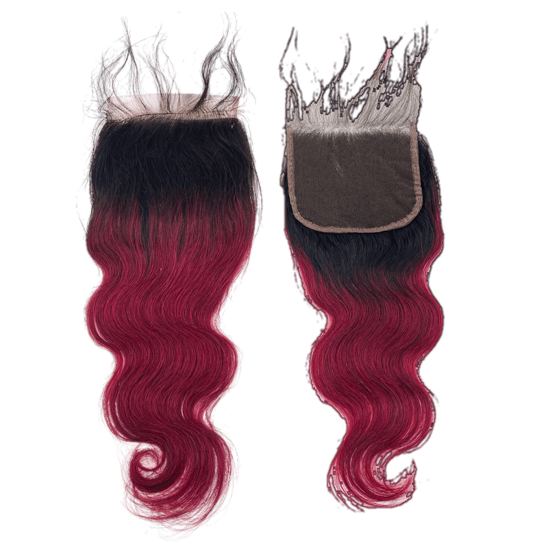 VIP Extensions RIO Body Wave Closure  5x5 Wine Frontals & Closures