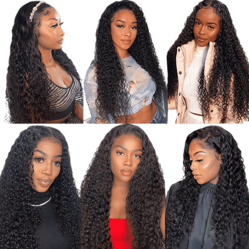 VIP Extensions RIO Bohemian Front Lace Wig, Natural Black Wig Dark Slate Gray 14'',16,18'',22,24,26
