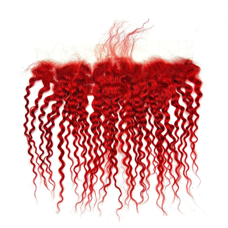 VIP Extensions RIO Bohemian Frontal   Ear to Ear  13X4 Red Frontals & Closures