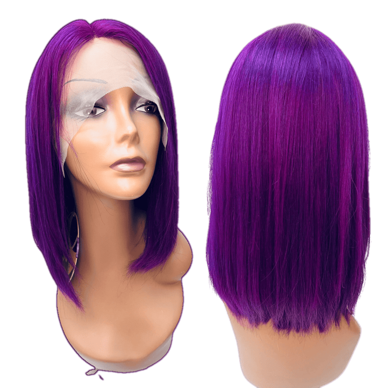 VIP Extensions RIO Lace Front U Part Human Hair Bob Wig Straight Human Hair Full Lace Wig