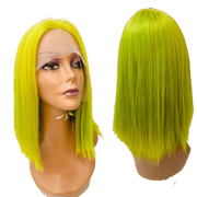 VIP Extensions RIO Lace Front U Part Human Hair Bob Wig Straight Human Hair Full Lace Wig