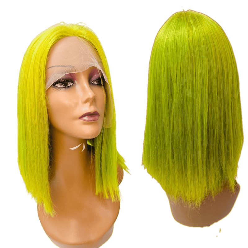 VIP Extensions RIO Lace Front U Part Human Hair Bob Wig Straight Human Hair Full Lace Wig