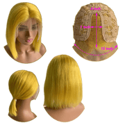 VIP Extensions RIO Lace Front U Part Human Hair Bob Wig Straight Human Hair Full Lace Wig
