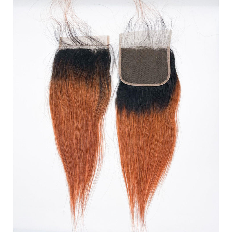 VIP Extensions RIO Straight Closure 4x4 Honey Frontals & Closures