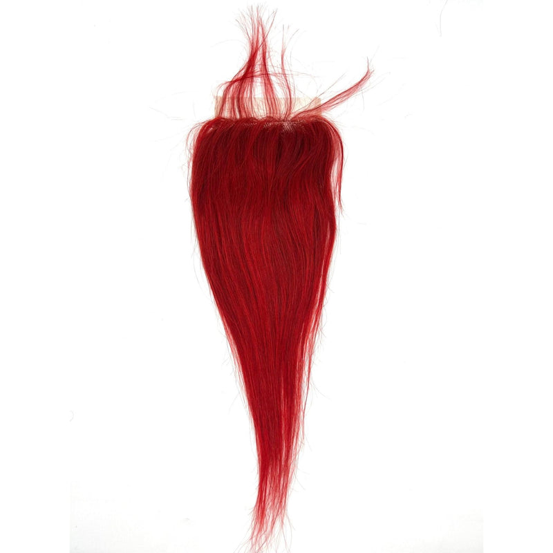 VIP Extensions RIO Straight Closure 4x4 Red Frontals & Closures