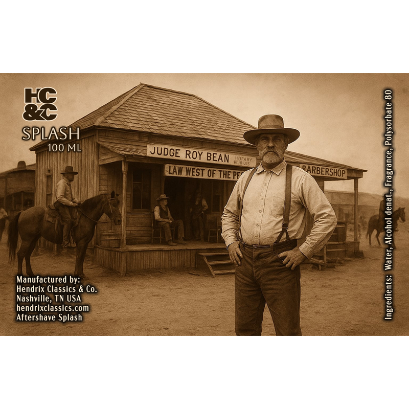 Hendrix Classics & Co HC&C Judge Roy Bean Barbershop Shaving Collection Shaving Kit