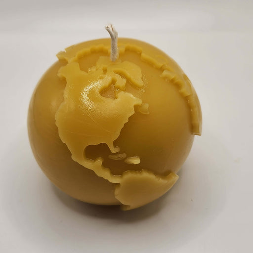 SAVAGE BEE-CHES® Earth Globe Beeswax Candle – 6.9 oz