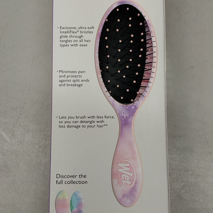 Paywut - Wet Brush (4 Pack) Original Detangler Hair Brush Pink / Purple Watermark Pattern