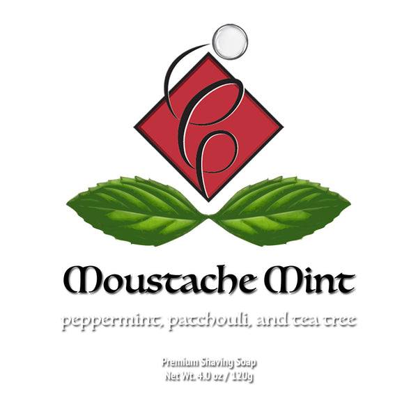 Catie's Bubbles Moustache Mint Shaving Collection