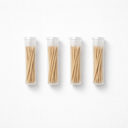 BiteMyWood 36 Qty Unflavored Birchwood Toothpicks in Plastic Tubes Toothpicks