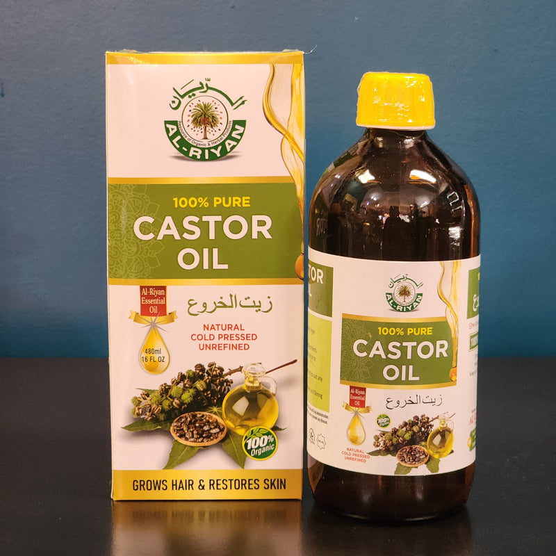 Adiva Naturals Organic Castor Oil (16 oz) | End-of-Stock Oils Dim Gray
