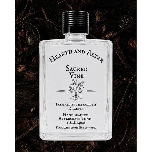 Hearth and Altar Hearth and Altar Sacred Vine - Aftershave Tonic 4 Oz Shaving & Grooming Black