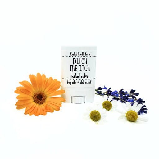 Rooted Earth Farm + Apothecary Ditch the Itch Salve Herbal Salves + Balms