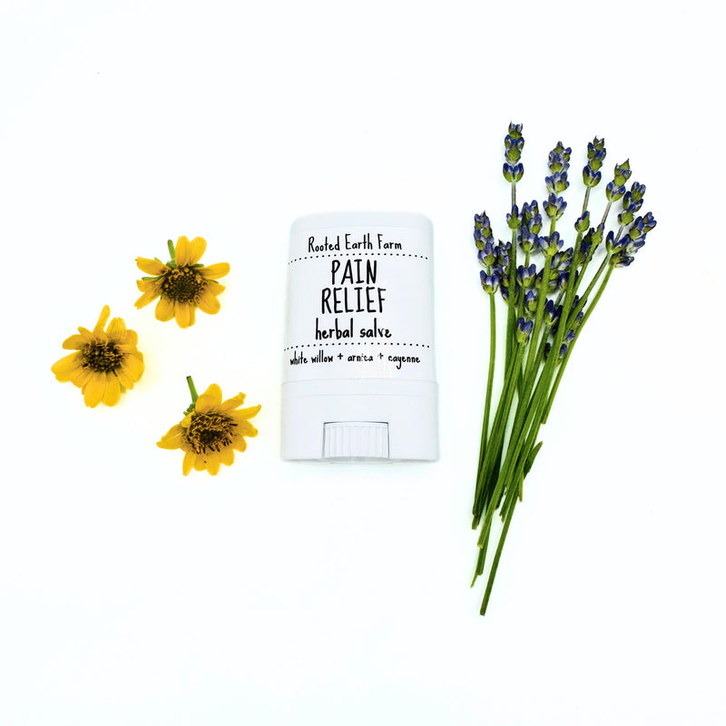 Rooted Earth Farm + Apothecary Pain Relief Salve Herbal Salves + Balms