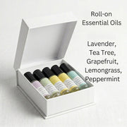 Lizush Essential Oils Roll-On with Crystals - set of 5 All Gifts