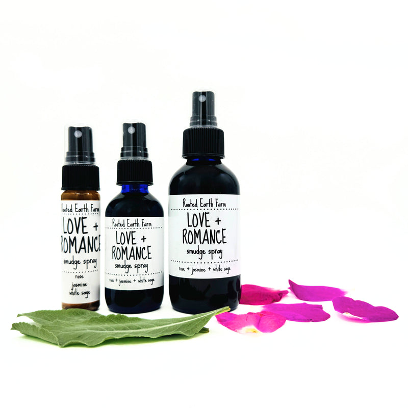 Rooted Earth Farm + Apothecary Love + Romance Smudge Spray Smudge Sprays