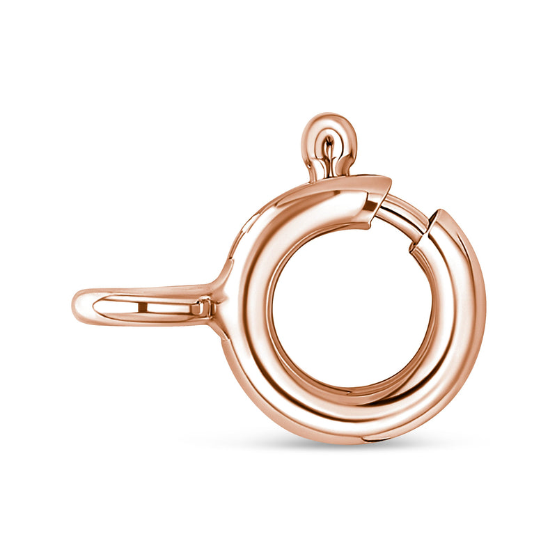 Bids.com 10K Rose and White Gold Plated .925 Sterling Silver 1/4 Cttw Miracle-Set Champagne Diamond Triple Circle 18" Necklace (I2-I3 Clarity) Necklaces