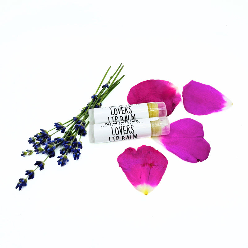 Rooted Earth Farm + Apothecary Lovers Lip Balm Lip Balms + Tints