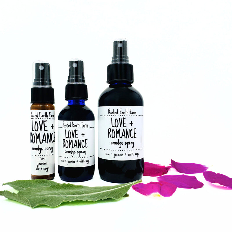 Rooted Earth Farm + Apothecary Love + Romance Smudge Spray Smudge Sprays