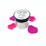 Rooted Earth Farm + Apothecary Rose + Jasmine Clay Trio Face Mask Face Masks + Scrubs
