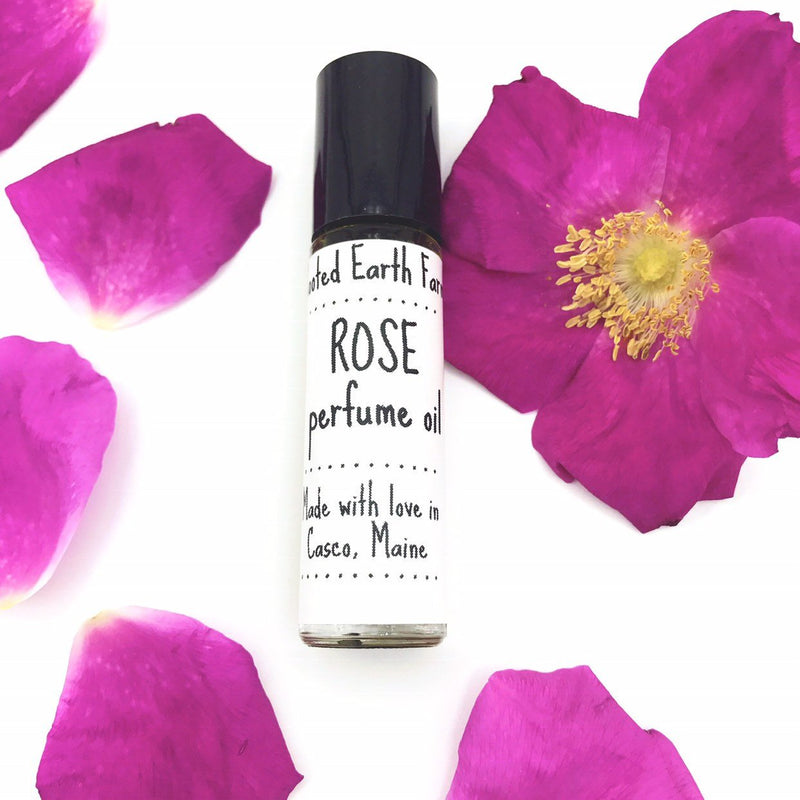 Rooted Earth Farm + Apothecary Rose Perfume Oil Organic Perfumes