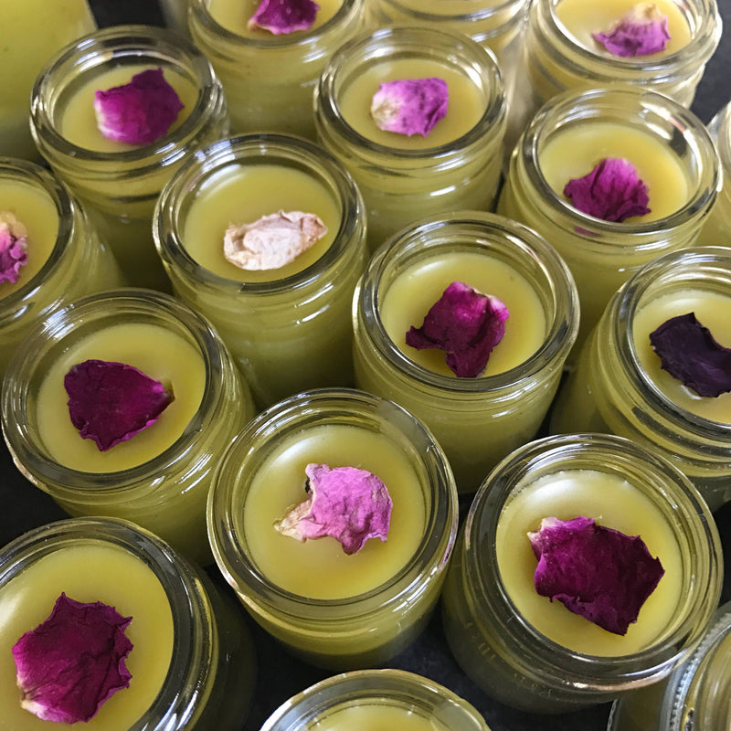 Rooted Earth Farm + Apothecary Rose Petals Salve Herbal Salves + Balms