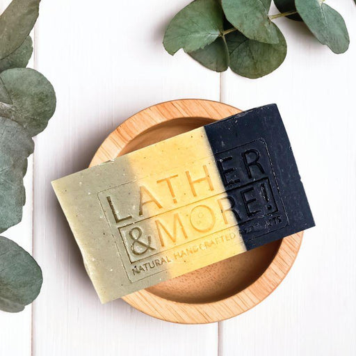 Lather and More! Rosemary Peppermint and Tea Tree Facial Soap Soap